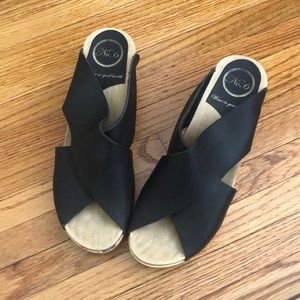 Killer No.6 leather wedges